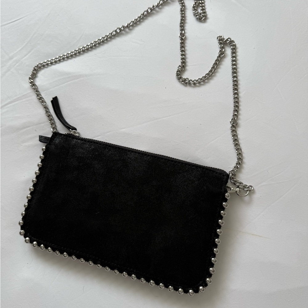 NEW! Zara Black Chain Clutch